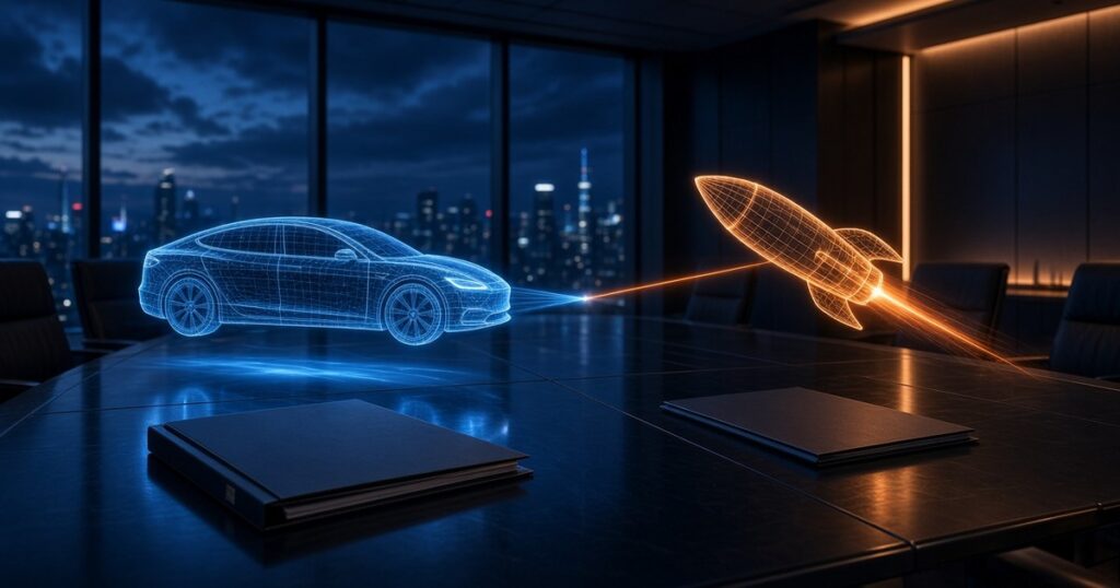 Tesla SpaceX: Sonderausschüsse prüfen eine mögliche Fusion